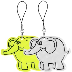 светоотражающий брелок слон