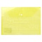 папка-конверт на кнопке а4 желтая 160мкм