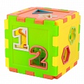 Кубик-сортёр 12,5*12,5см. Игрушка