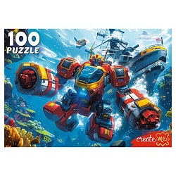 пазлы  100 элементов трансформер в океане