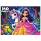 пазлы  160 элементов принцесса и ночной единорог