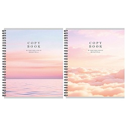 тетрадь  96л кл. на гребне "природа в нежных тонах" 