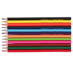 карандаши 12цв трёхгранный корпус "забавные пони"