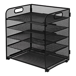 лоток металлический 5 секций цвет чёрный