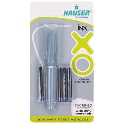 ручка перьевая син. корпус ассорти inx xo hauser