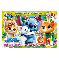 настольная игра ходилка "морские приключения & кошечки"