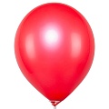 Шар воздушный  5" Пастель красный/Red 50шт/уп