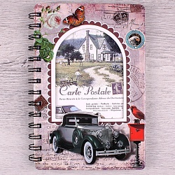 Блокнот  18,5*12см 60л на спирали с рисунком 3D "машинка"