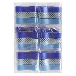 набор декоративных лент для оформления подарков в голубых оттенках 1*13*9,5