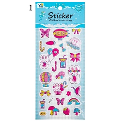 наклейки объёмные ассорти