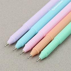 ручка шар. синяя macaroons