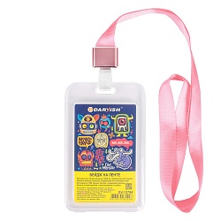 бейдж на ленте вертикальный 