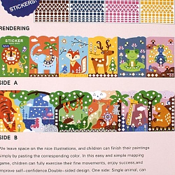 набор для творчества "sticker" животные