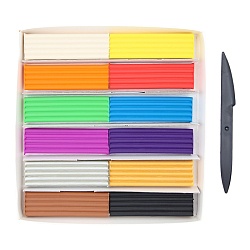 пластилин 12цв. "фантазия" 230г (классический+золотой+серебю)со стеком луч