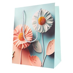 пакет подарочный 18*23*10см  "цветы"