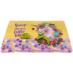 настольное покрытие для лепки а3+ единорог в цветах