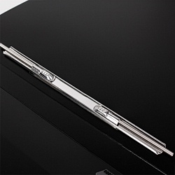 папка с пружинным скоросшивателем и карманом а4 чёрная