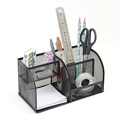 органайзер настольный металлический 4 отделения черный