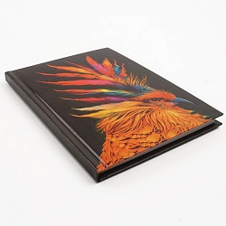 книга для записей а6 (110*145) 64л яркая птица обложка ламинация chameleon