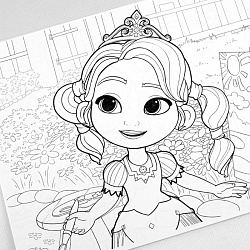 Queen | Coloring book for girls: 16 coloring pages