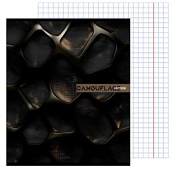 тетрадь  48л кл. "разный камуфляж" обложка твин-лак