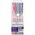 Набор ручек гел.  5цв. "Darvish" корпус прозрачный  упаковка на кнопке