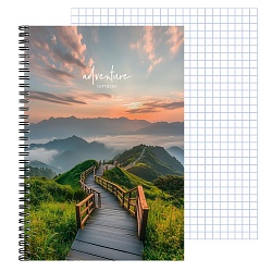 тетрадь  а4  60л кл. на гребне "красивая природа-3"