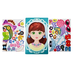 игра магнитная "модная девчонка"