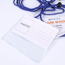 бейдж на шнурке горизонтальный 105*60мм "darvish"