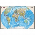 Карта мира полит. 1:25М (в пластик. тубусе)