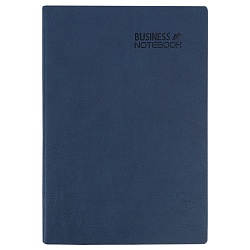 ежедневник а5 недатиров. 160л обложка кож.зам. синяя