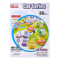 пазл 3d "car series" lk-8867 (66 элементов)