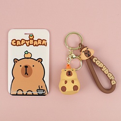 бейдж с подвеской капибара