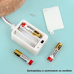 мягкая игрушка "выдра" бежевого цвета