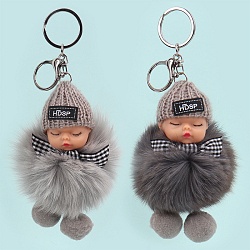 брелок "девочка" mix цвет