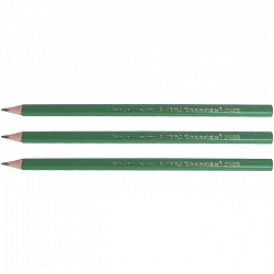 карандаш ч/г пластиковый нв "darvish" корпус зеленый шестигранный