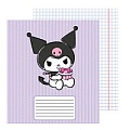Тетрадь  18л линейка цв. обл "Kuromi"