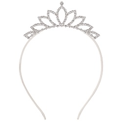 ободок бежевый  для волос "диадема"