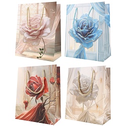 пакет подарочный 18*23*10см  "роза"