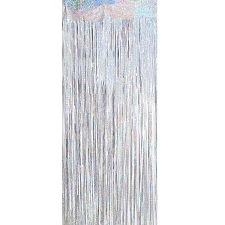 шторка для фотозоны 1*2м серебро