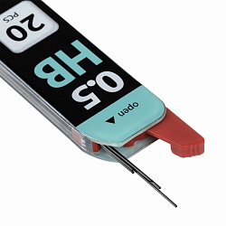 грифели 0,5мм для мех. карандашей "black jack" нв 