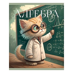 тетрадь  предметная  40л кл. алгебра.усатые умники.