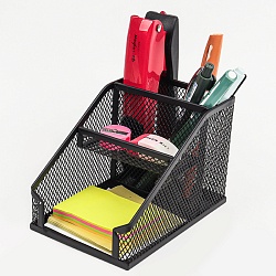 органайзер настольный металлический 3 отделения