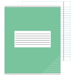 тетрадь  12л линейка цв. обл "классика без слов-3"