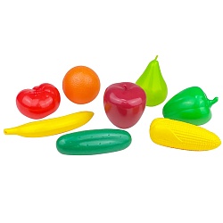 игровой набор "фрукты и овощи" 8 пр.