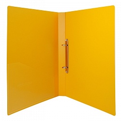 папка с 2-мя кольцами (25мм) "darvish" желтая толщина 0,7мм