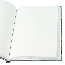 книжка записная  а6  64л "лесная прогулка" 7бц, глянц.лам., лён