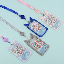 бейдж на ленте с рулеткой вертикальный 