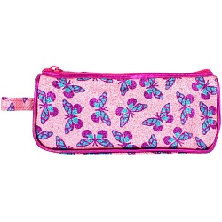 пенал мягкий тубус "darvish" цвет ассорти "бабочки"