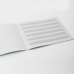 тетрадь для нот  а5 16л. золотая скрипка